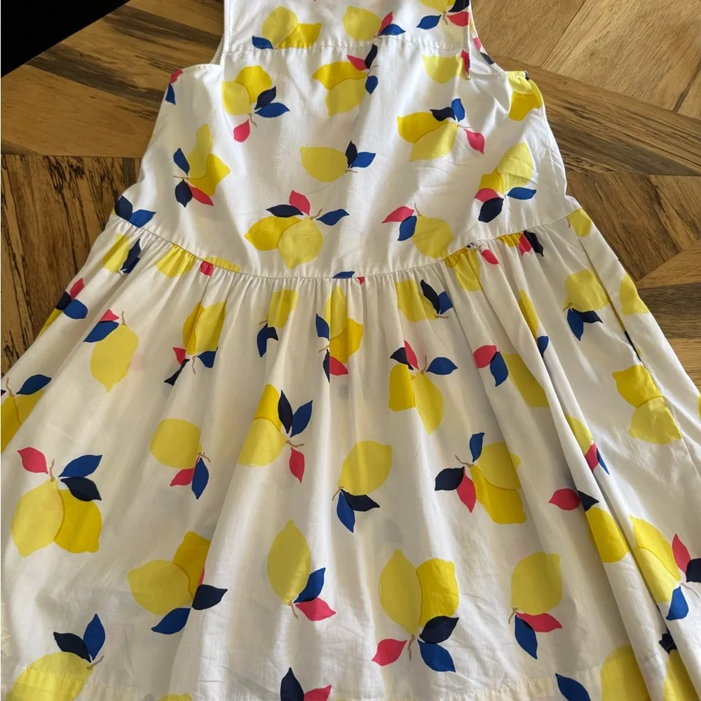 Kate spade cotton sleeveless lemon zest tuxedo shirt dress sleeveless - Picture 10 of 10